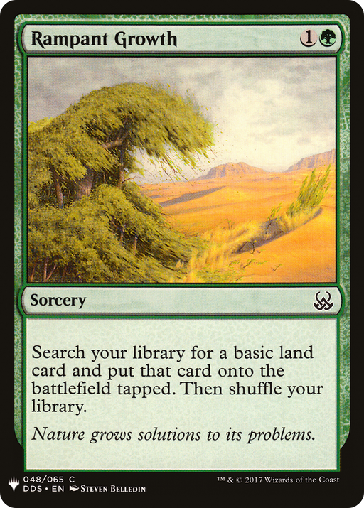Rampant Growth (LIST-DDS-48) [Mystery Booster] The List MTG Single Wizards of the Coast