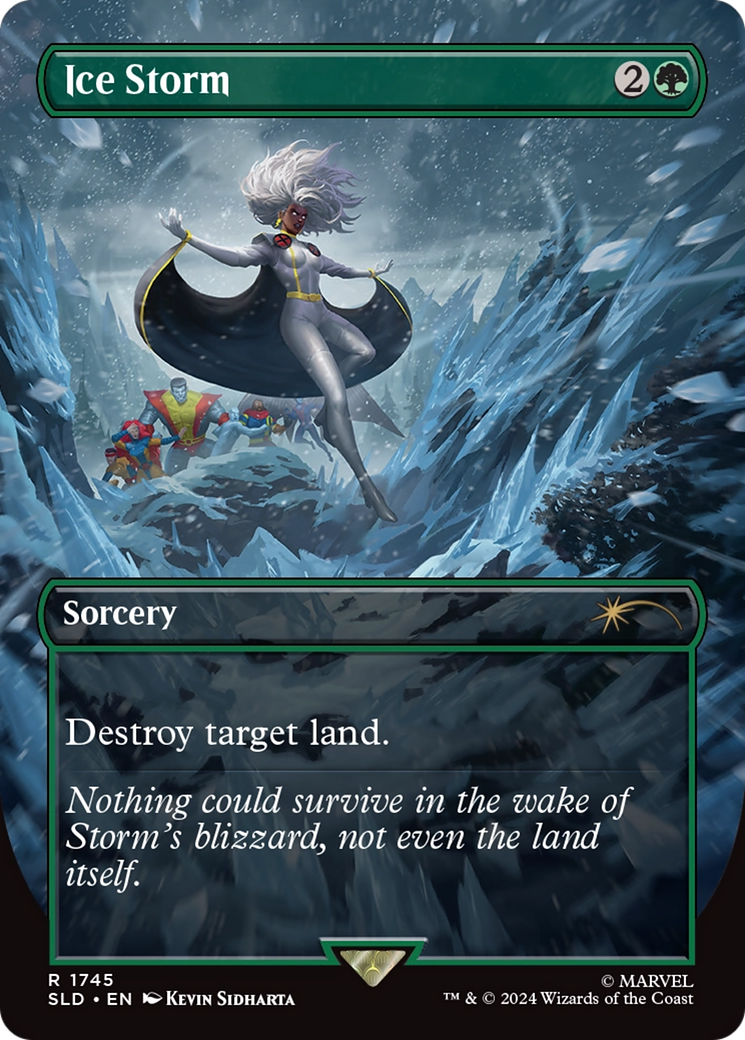 Ice Storm (SLD-1745) [Secret Lair] Drop (Borderless) MTG Single Wizards of the Coast