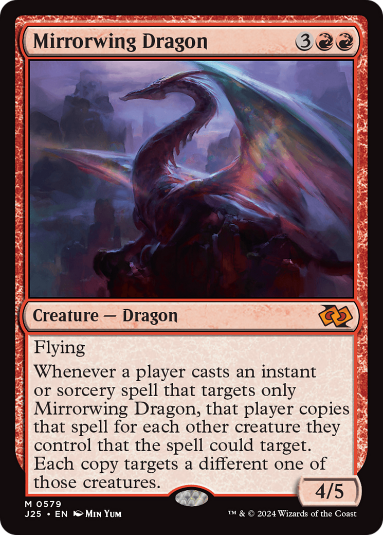 Mirrorwing Dragon (J25-579) [Foundations Jumpstart] MTG Single Wizards of the Coast
