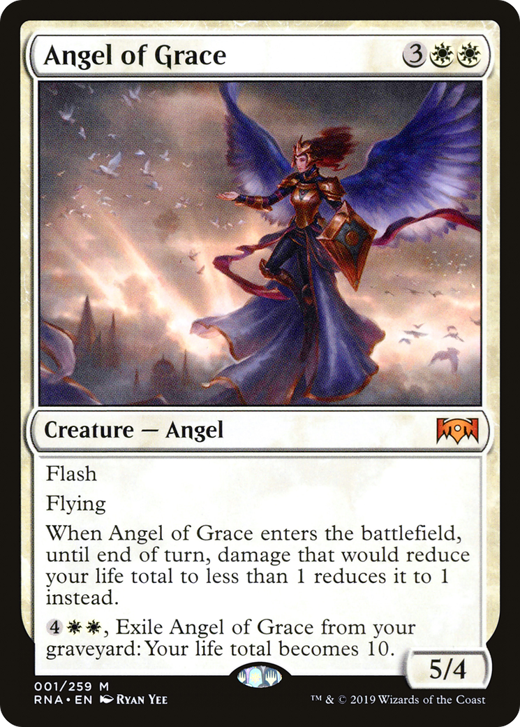 Angel of Grace (RNA-001) [Ravnica Allegiance] MTG Single Wizards of the Coast