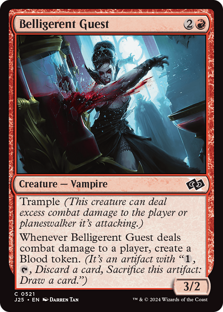 Belligerent Guest (J25-521) [Foundations Jumpstart] MTG Single Wizards of the Coast