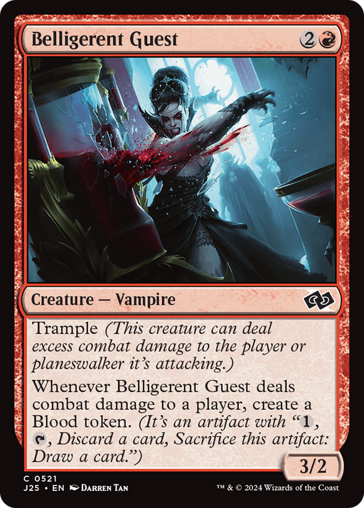 Belligerent Guest (J25-521) [Foundations Jumpstart] MTG Single Wizards of the Coast