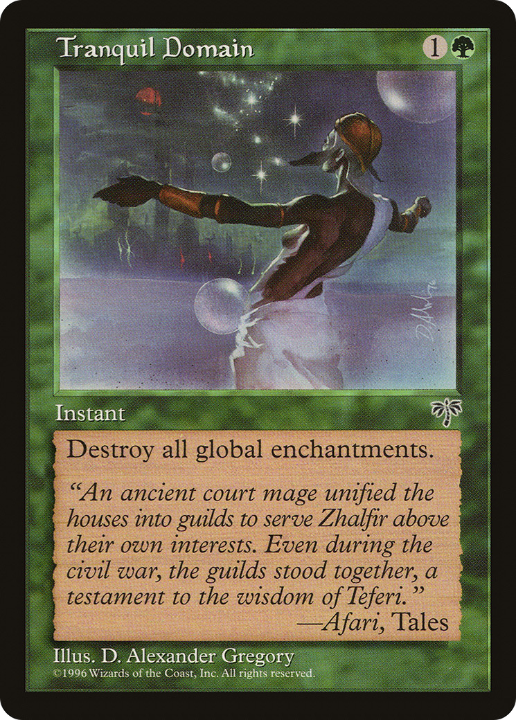 Tranquil Domain (MIR-) [Mirage] MTG Single Wizards of the Coast