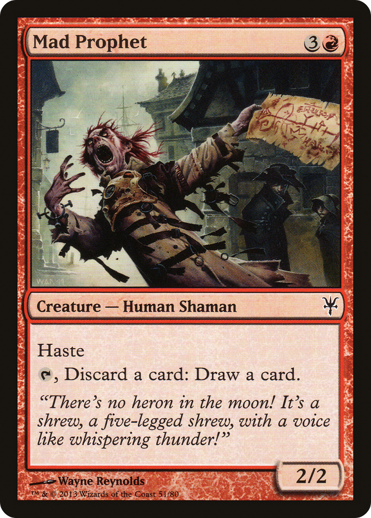 Mad Prophet (DDK-051) [Misc] Duel Decks: Sorin vs. Tibalt MTG Single Wizards of the Coast