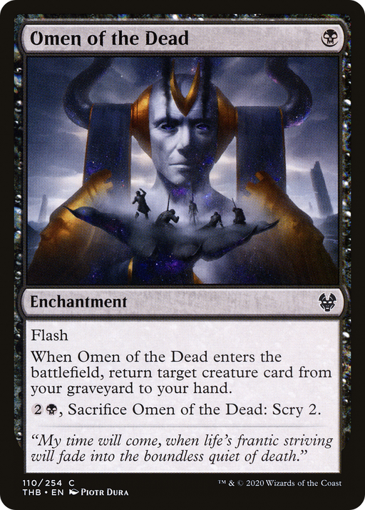 Omen of the Dead (THB-110) [Theros Beyond Death] Foil MTG Single Wizards of the Coast