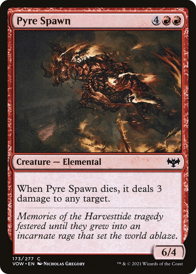 Pyre Spawn (VOW-173) [Innistrad: Crimson Vow] MTG Single Wizards of the Coast