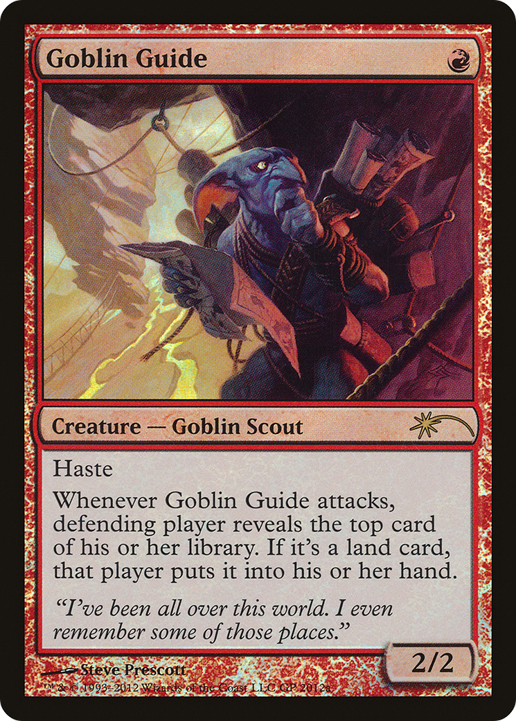 Goblin Guide (GPP-2012A) [Misc] Grand Prix Promos Foil MTG Single Wizards of the Coast