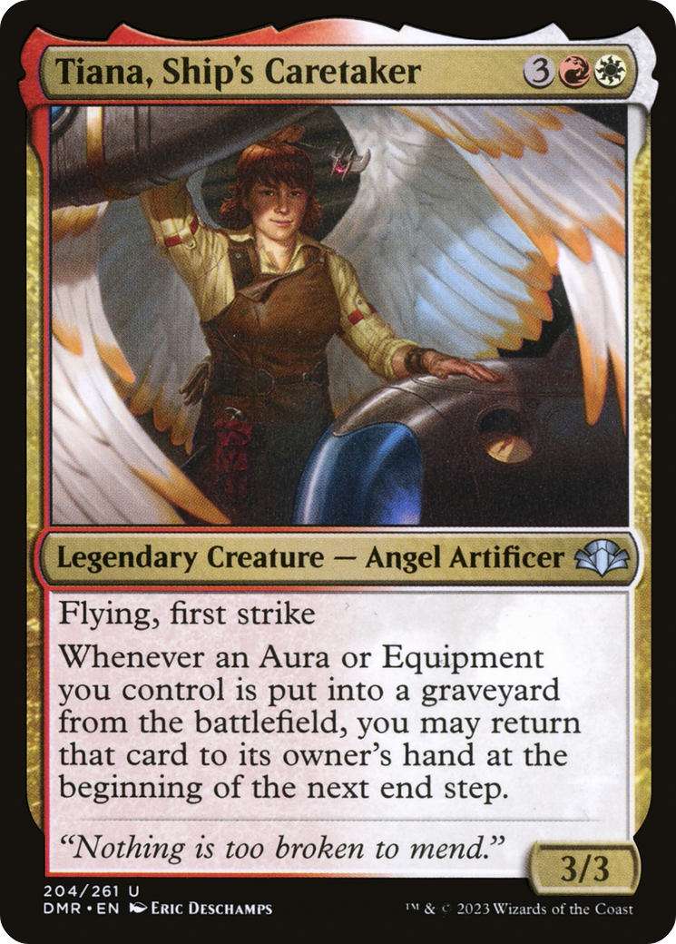 Tiana, Ship's Caretaker (DMR-204) [Dominaria Remastered] MTG Single Wizards of the Coast