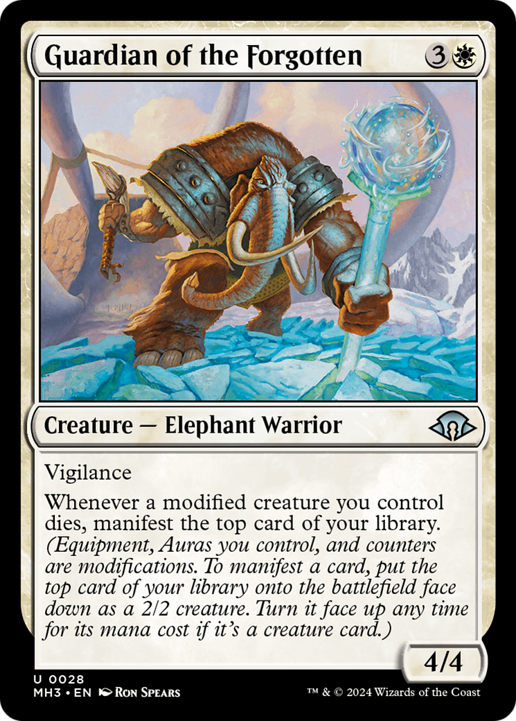 Guardian of the Forgotten (MH3-028) [Modern Horizons 3] Foil MTG Single Modern Horizons 3
