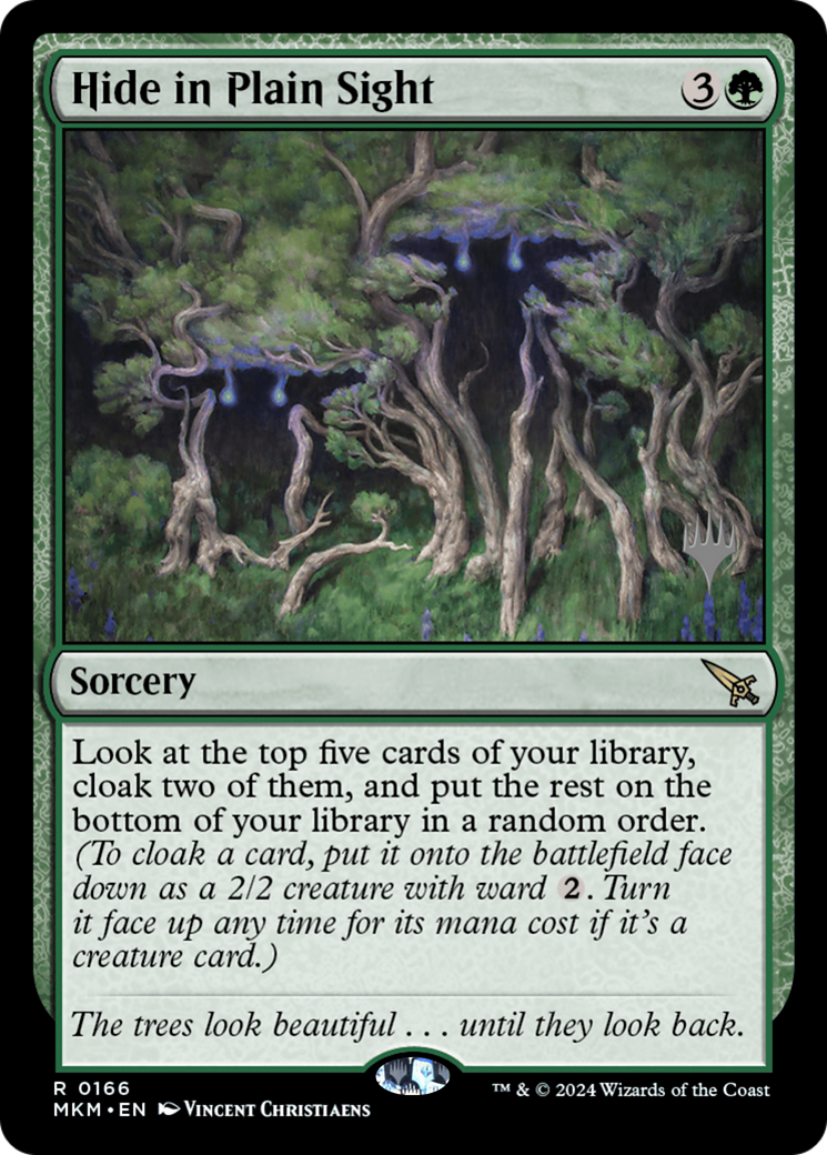 Hide in Plain Sight (PPMKM-166) [Murders at Karlov Manor Promos] MTG Single Wizards of the Coast