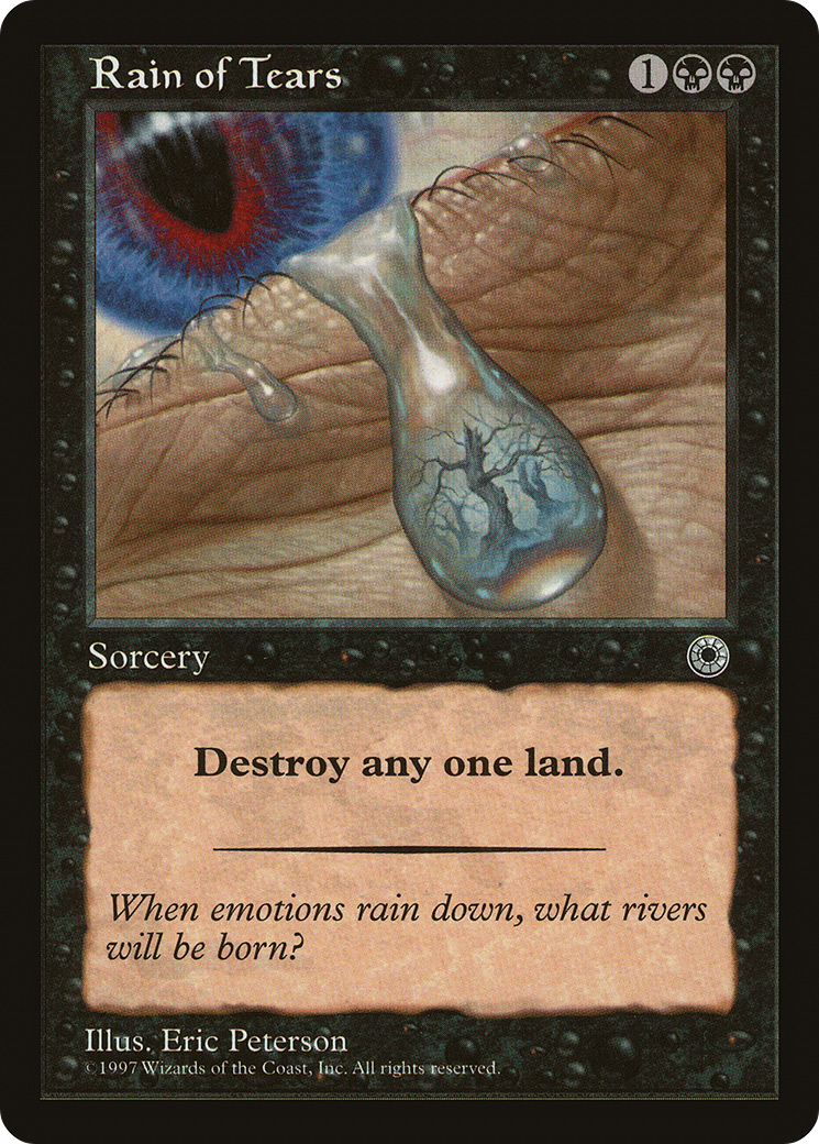 Rain of Tears (POR-106) [Misc] Portal MTG Single Wizards of the Coast