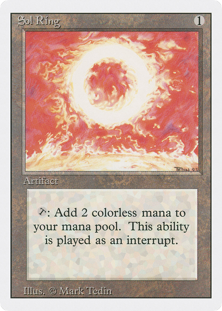Sol Ring (3ED-) [Revised Edition] MTG Single Wizards of the Coast