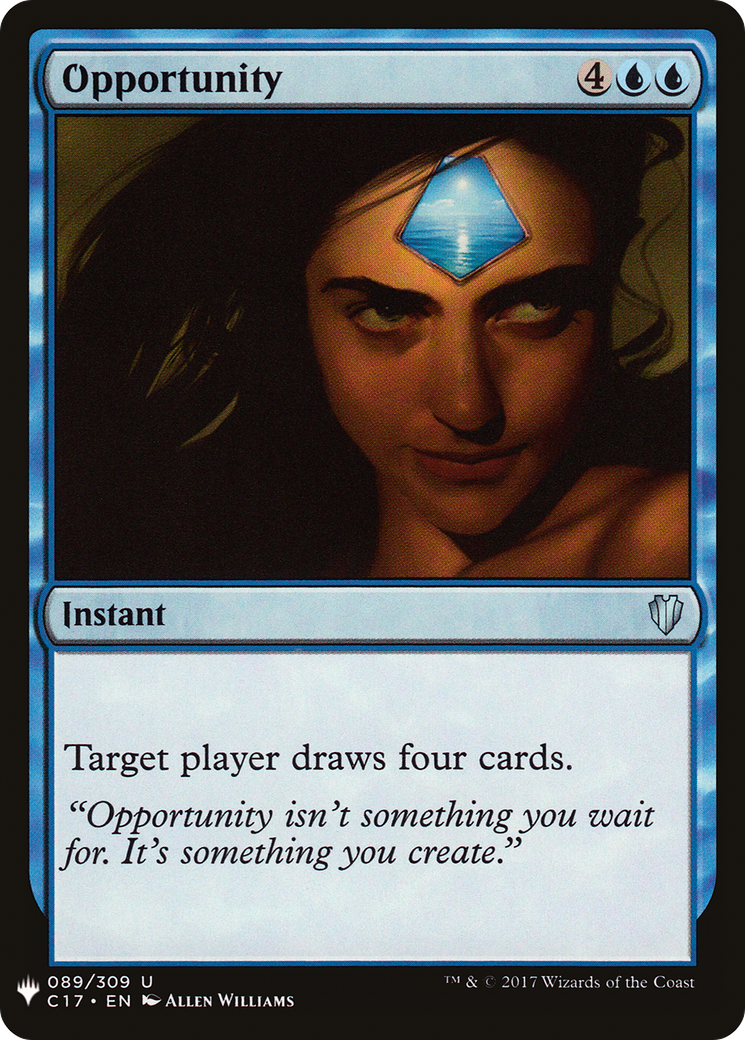 Opportunity (LIST-C17-89) [Mystery Booster] The List MTG Single Wizards of the Coast