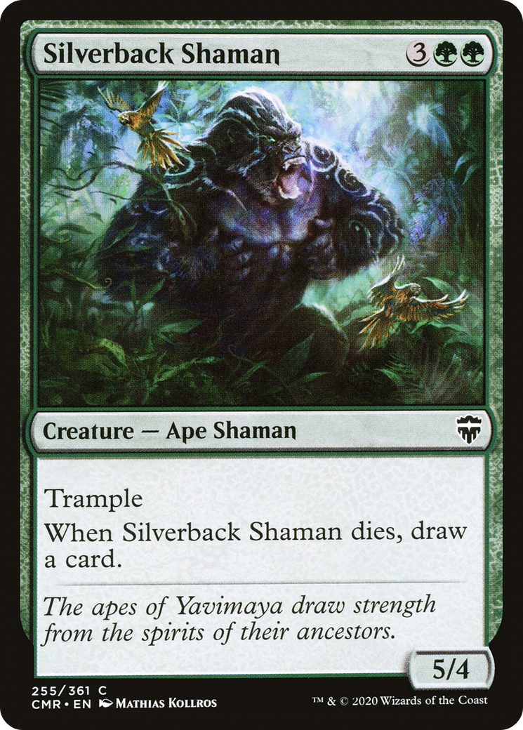 Silverback Shaman (CMR-255) [Commander Legends] Foil MTG Single Wizards of the Coast