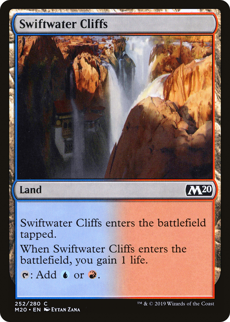 Swiftwater Cliffs (M20-252) [Core Set 2020] MTG Single Wizards of the Coast