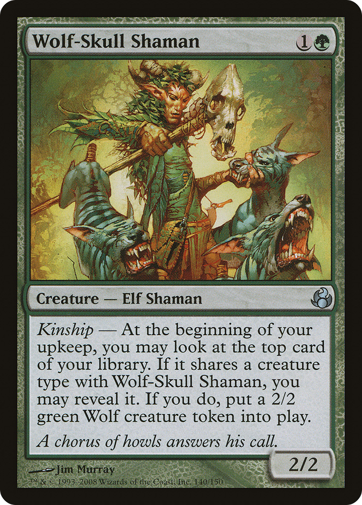 Wolf-Skull Shaman (MOR-140) [Morningtide] Foil MTG Single Wizards of the Coast