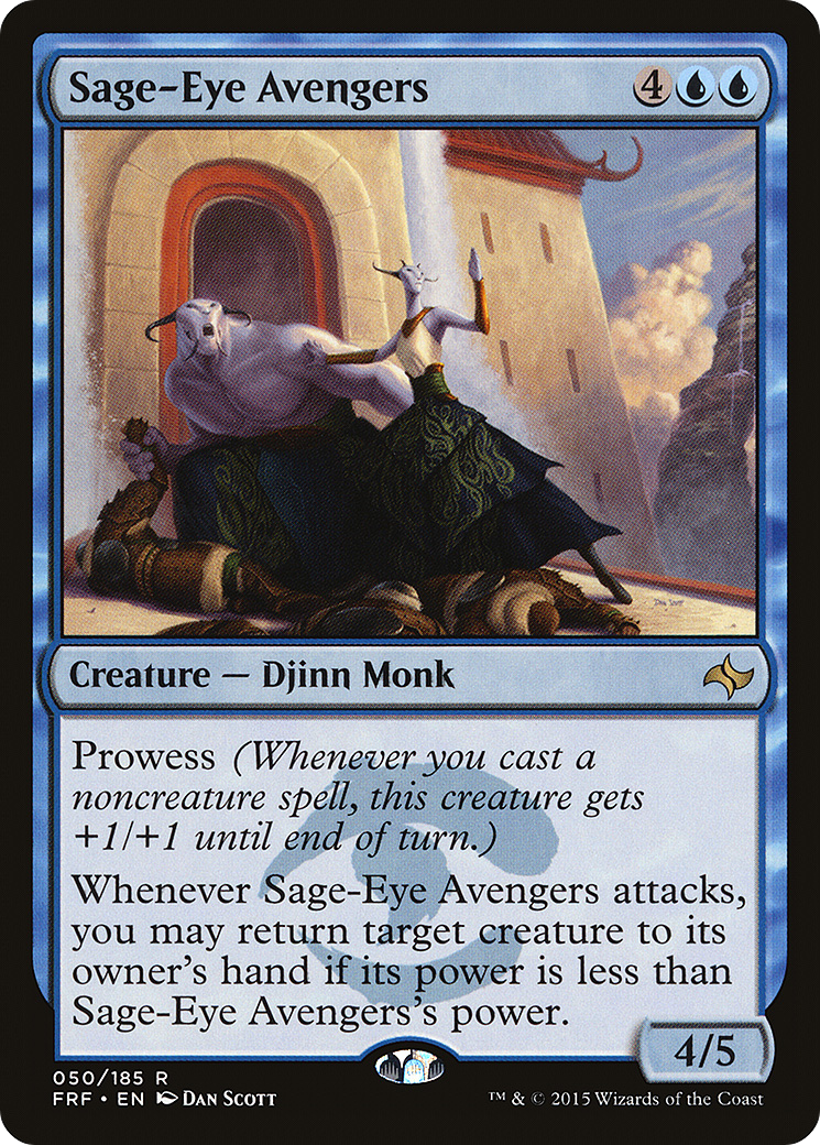 Sage-Eye Avengers (FRF-050) [Fate Reforged] Foil MTG Single Wizards of the Coast
