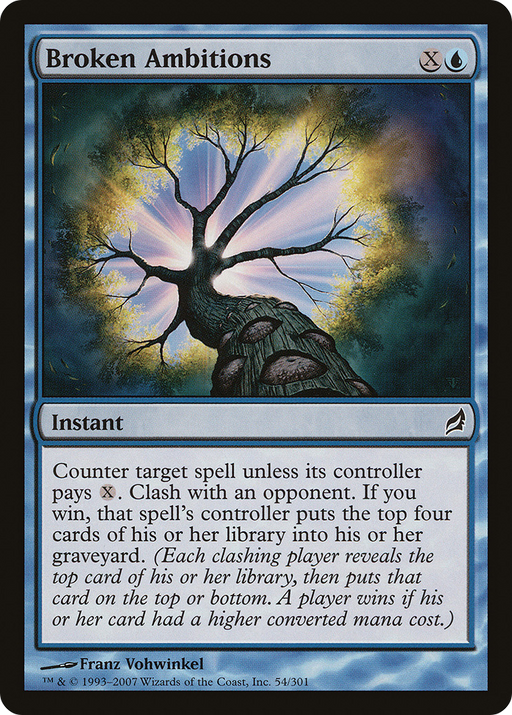 Broken Ambitions (LRW-054) [Lorwyn] MTG Single Wizards of the Coast