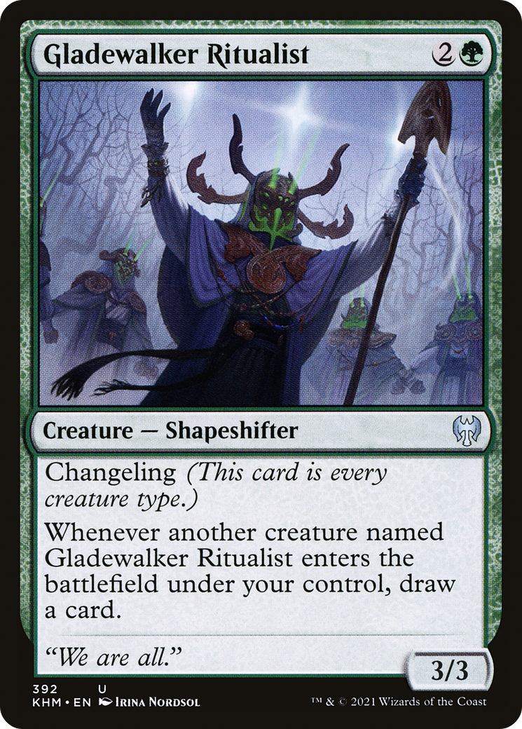 Gladewalker Ritualist (KHM-392) [Kaldheim] MTG Single Wizards of the Coast