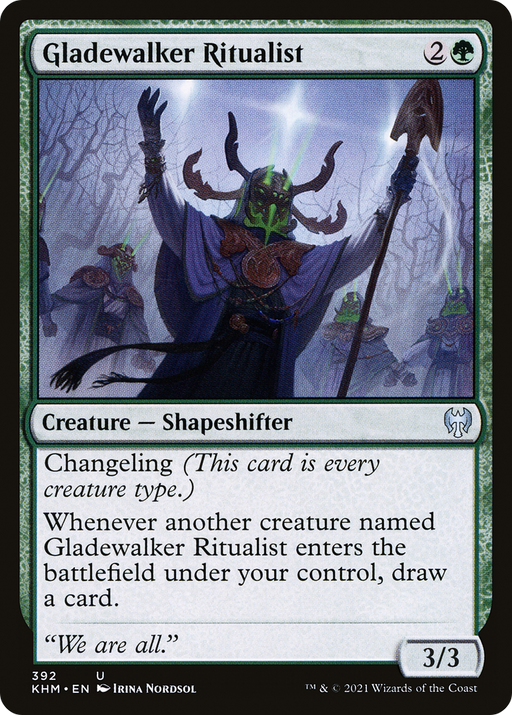 Gladewalker Ritualist (KHM-392) [Kaldheim] MTG Single Wizards of the Coast