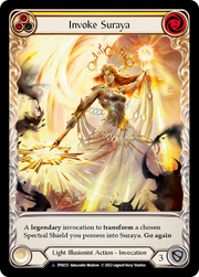 Invoke Suraya // Suraya, Archangel of Knowledge (Marvel) [DYN212] (Dynasty)  Cold Foil Flesh And Blood Single Flesh And Blood   