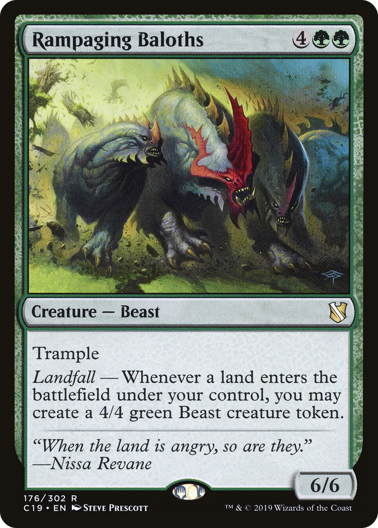 Rampaging Baloths (C19-176) [Commander 2019] MTG Single Wizards of the Coast