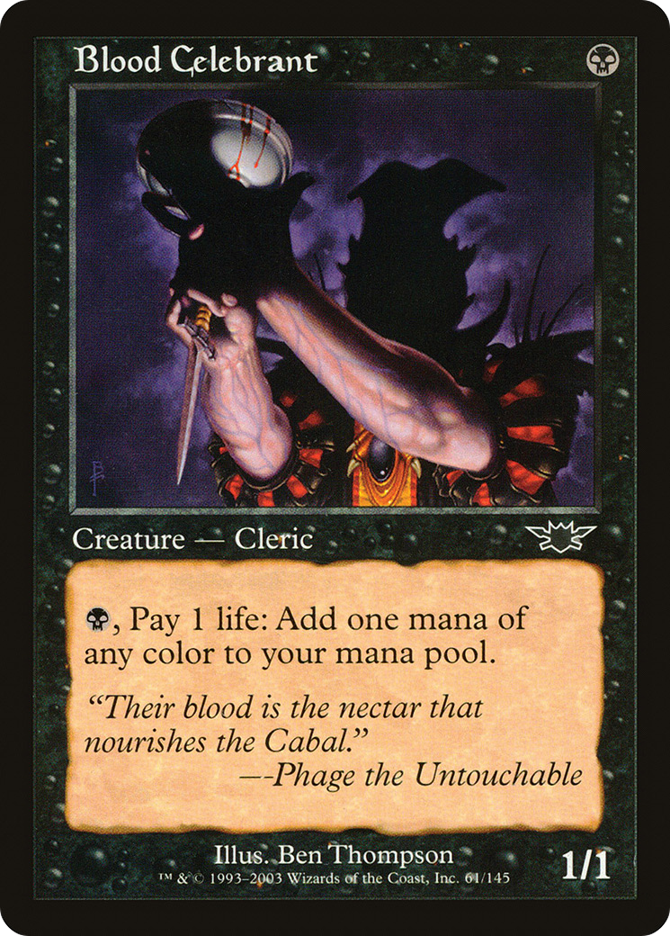 Blood Celebrant (LGN-061) [Legions] Foil MTG Single Wizards of the Coast