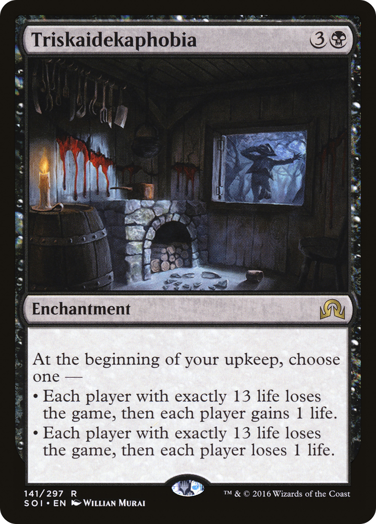 Triskaidekaphobia (SOI-141) [Shadows over Innistrad] Foil MTG Single Wizards of the Coast
