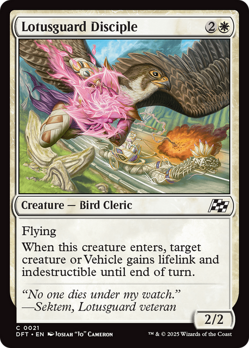 Lotusguard Disciple (DFT-021) [Aetherdrift] MTG Single Wizards of the Coast