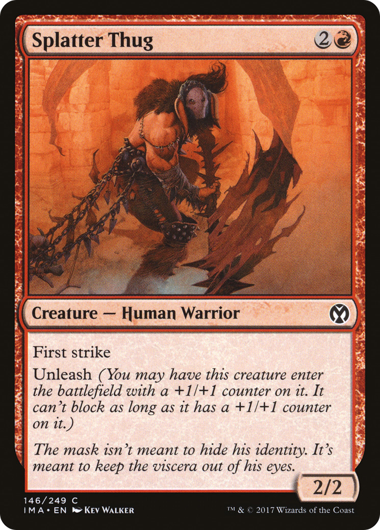 Splatter Thug (IMA-146) [Iconic Masters] Foil MTG Single Wizards of the Coast