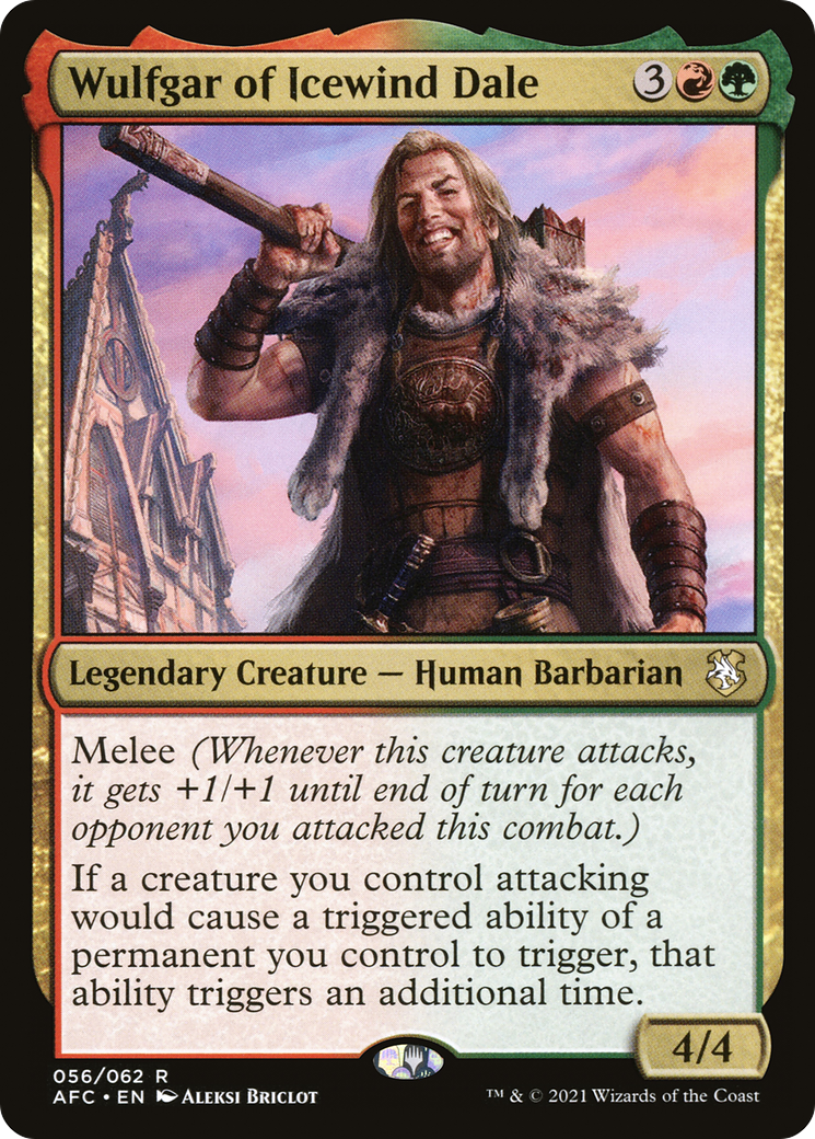 Wulfgar of Icewind Dale (AFC-056) [Forgotten Realms Commander] MTG Single Wizards of the Coast