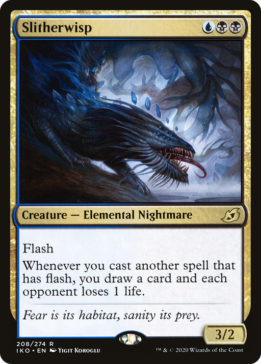 Slitherwisp (IKO-208) [Ikoria: Lair of Behemoths] Foil MTG Single Wizards of the Coast