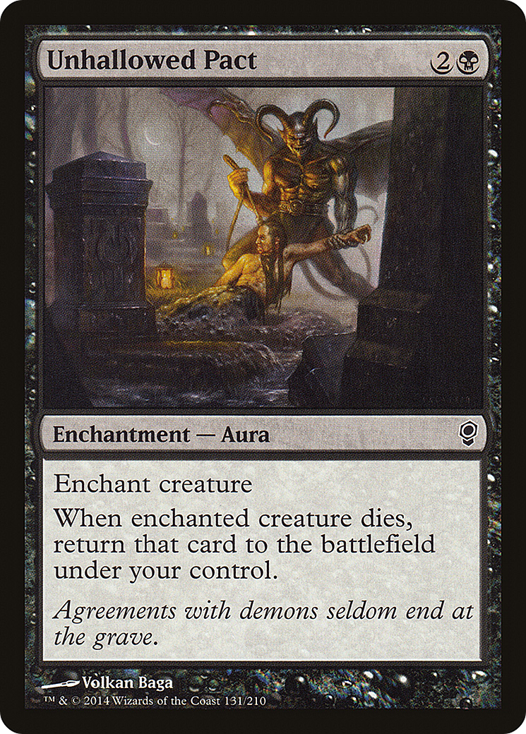 Unhallowed Pact (CNS-131) [Conspiracy] MTG Single Wizards of the Coast