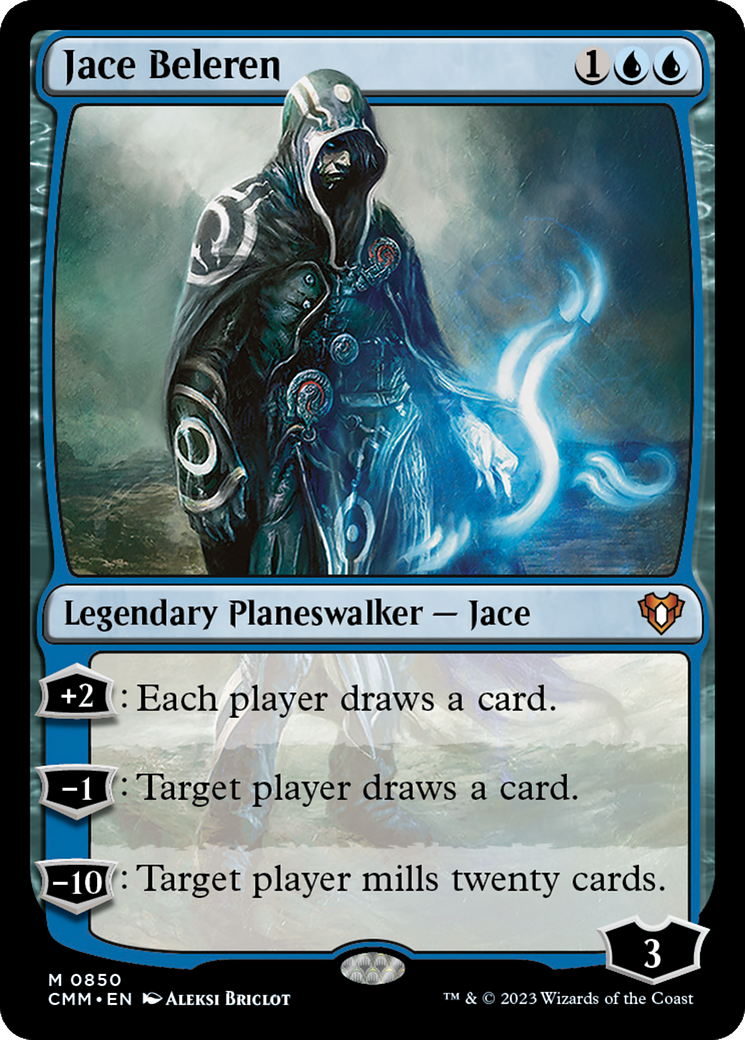 Jace Beleren (CMM-850) [Commander Masters] MTG Single Wizards of the Coast