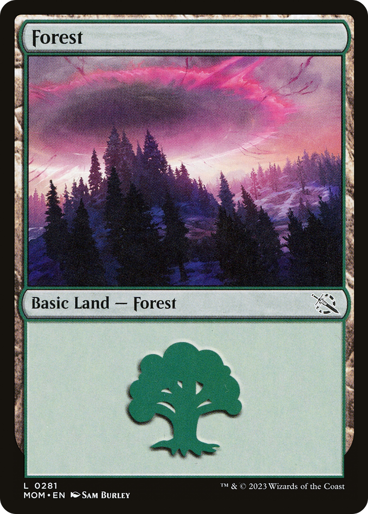 Forest (MOM-281) [March of the Machine] MTG Single Wizards of the Coast