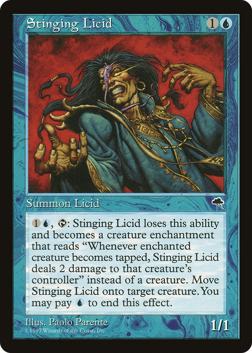 Stinging Licid (TMP-091) [Tempest] MTG Single Wizards of the Coast