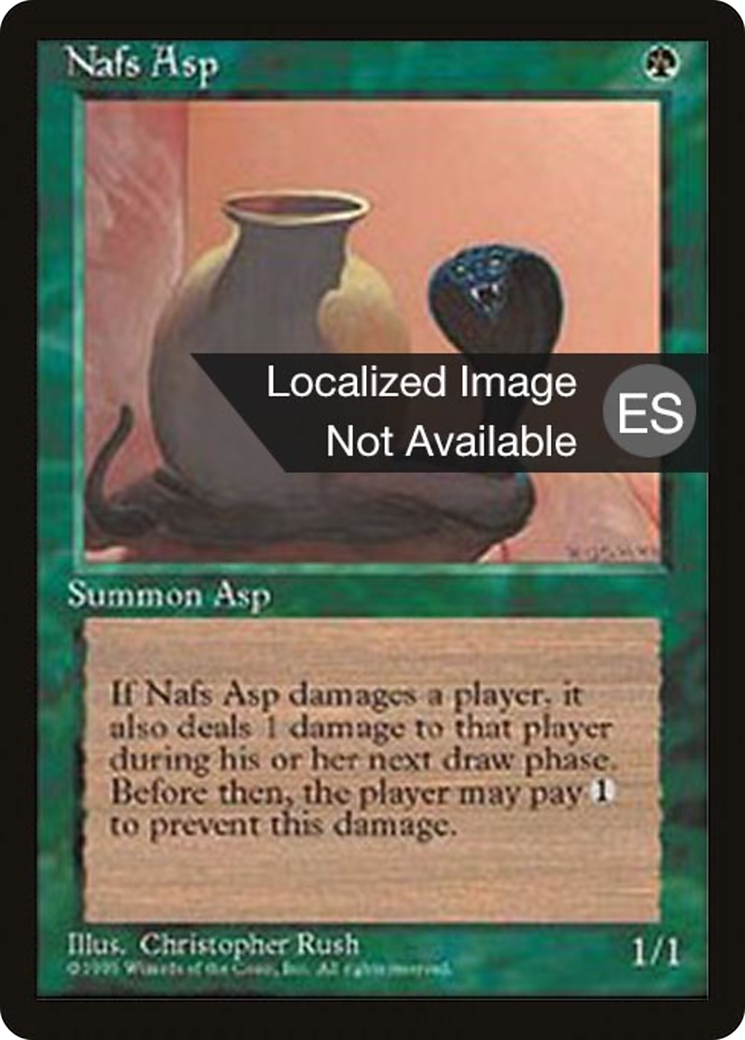 Nafs Asp (4BB-264) [Fourth Edition Foreign Black Border] MTG Single Wizards of the Coast