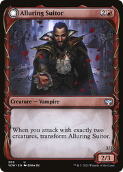 Alluring Suitor // Deadly Dancer (VOW-300) [Innistrad: Crimson Vow] (Showcase) MTG Single Wizards of the Coast