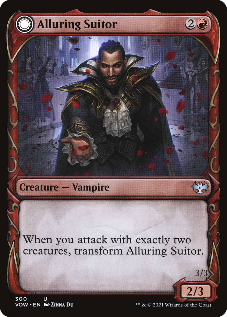 Alluring Suitor // Deadly Dancer (VOW-300) [Innistrad: Crimson Vow] (Showcase) MTG Single Wizards of the Coast
