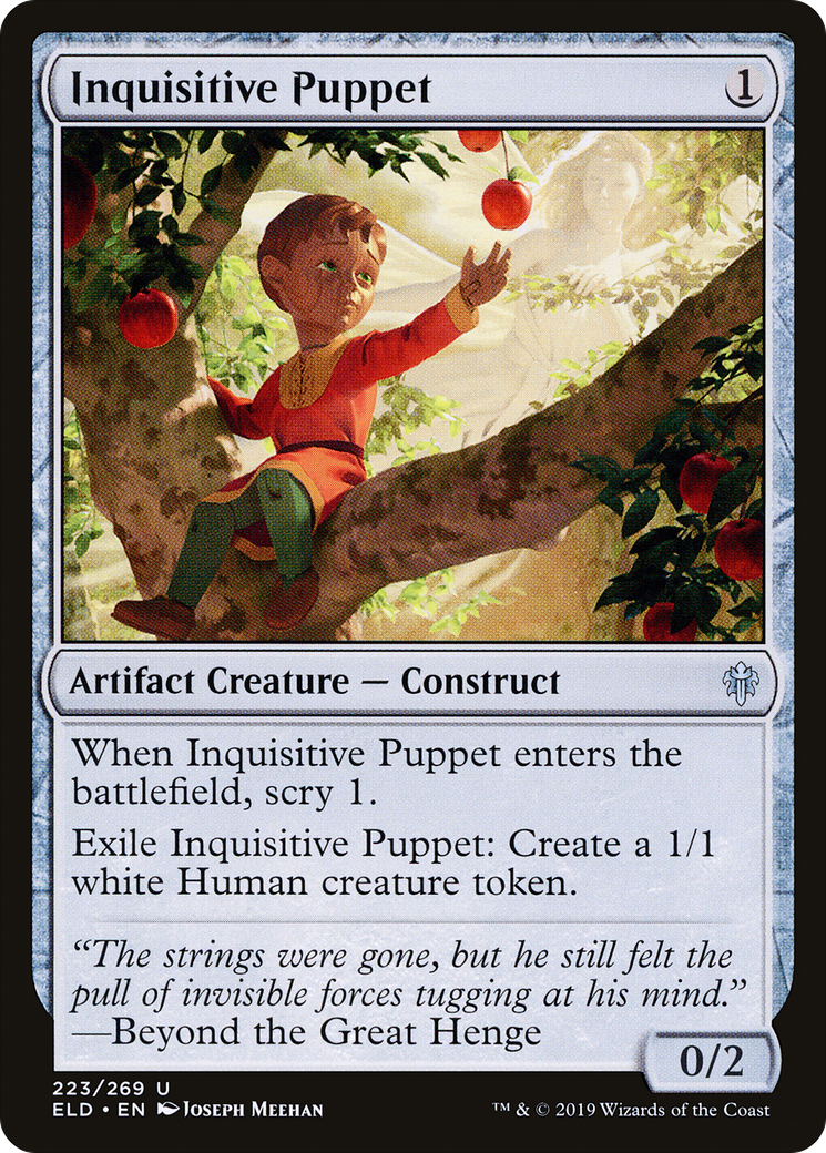 Inquisitive Puppet (ELD-223) [Throne of Eldraine] MTG Single Wizards of the Coast