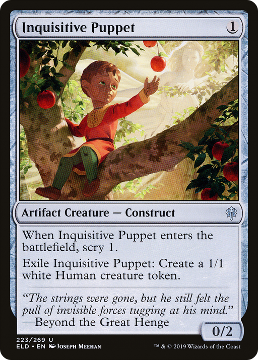 Inquisitive Puppet (ELD-223) [Throne of Eldraine] MTG Single Wizards of the Coast