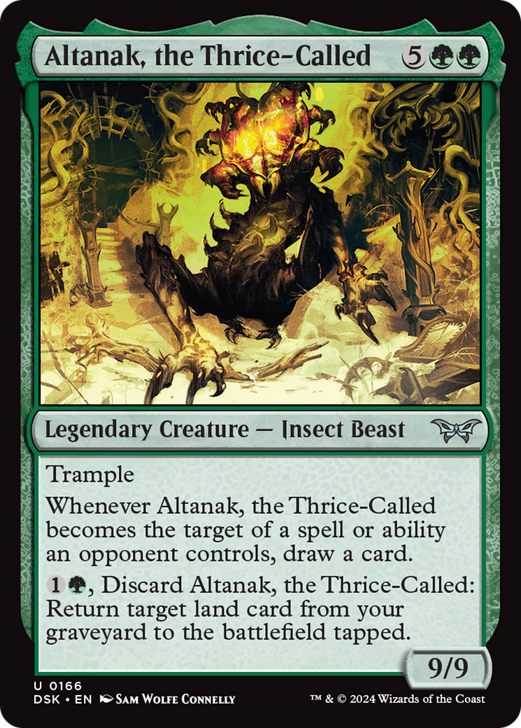 Altanak, the Thrice-Called (DSK-166) [Duskmourn: House of Horror] Foil MTG Single Wizards of the Coast