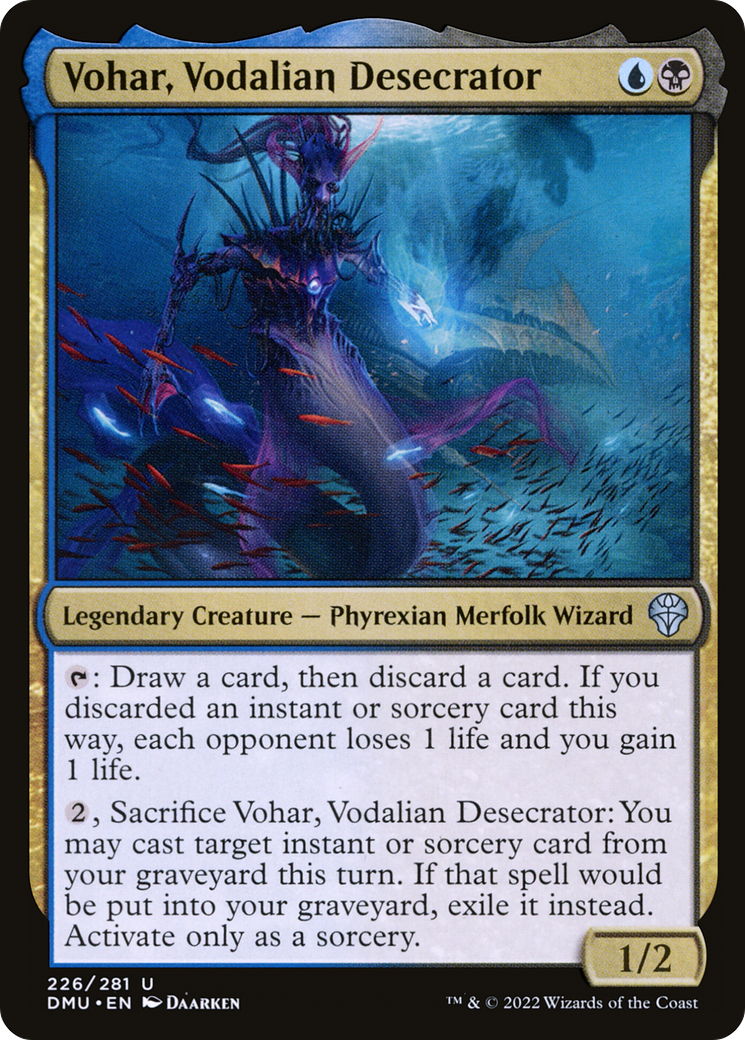 Vohar, Vodalian Desecrator (DMU-226) [Dominaria United] Foil MTG Single Wizards of the Coast
