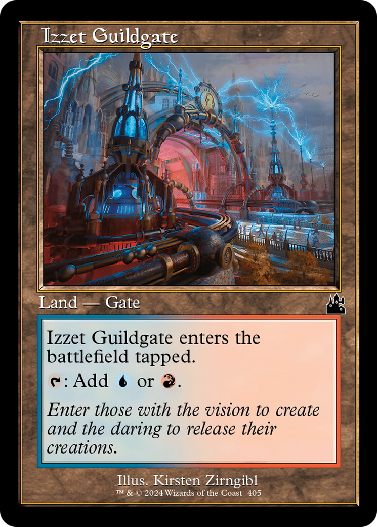 Izzet Guildgate (RVR-405) [Ravnica Remastered] Foil MTG Single Wizards of the Coast