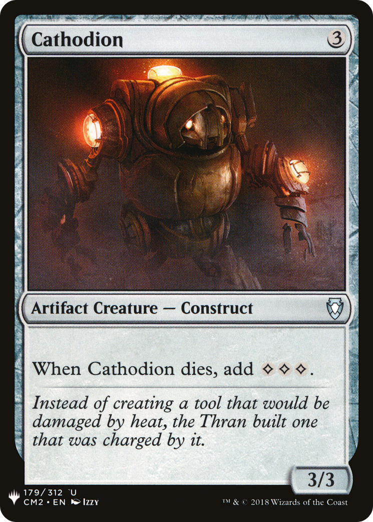 Cathodion (LIST-CM2-179) [Mystery Booster] The List MTG Single Wizards of the Coast