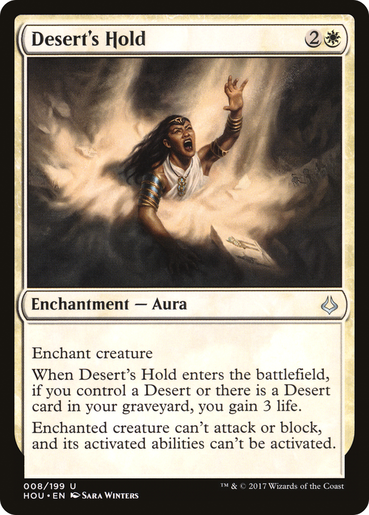Desert's Hold (HOU-008) [Hour of Devastation] Foil MTG Single Wizards of the Coast