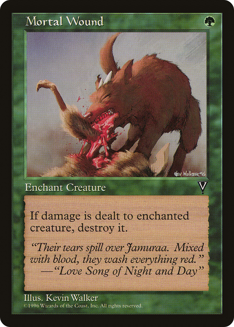 Mortal Wound (VIS-113) [Visions] MTG Single Wizards of the Coast