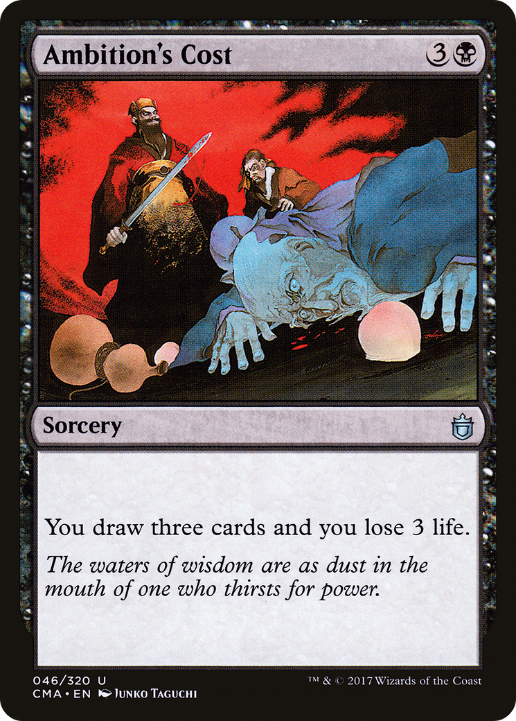 Ambition's Cost (CMA-046) [Commander Anthology] MTG Single Wizards of the Coast