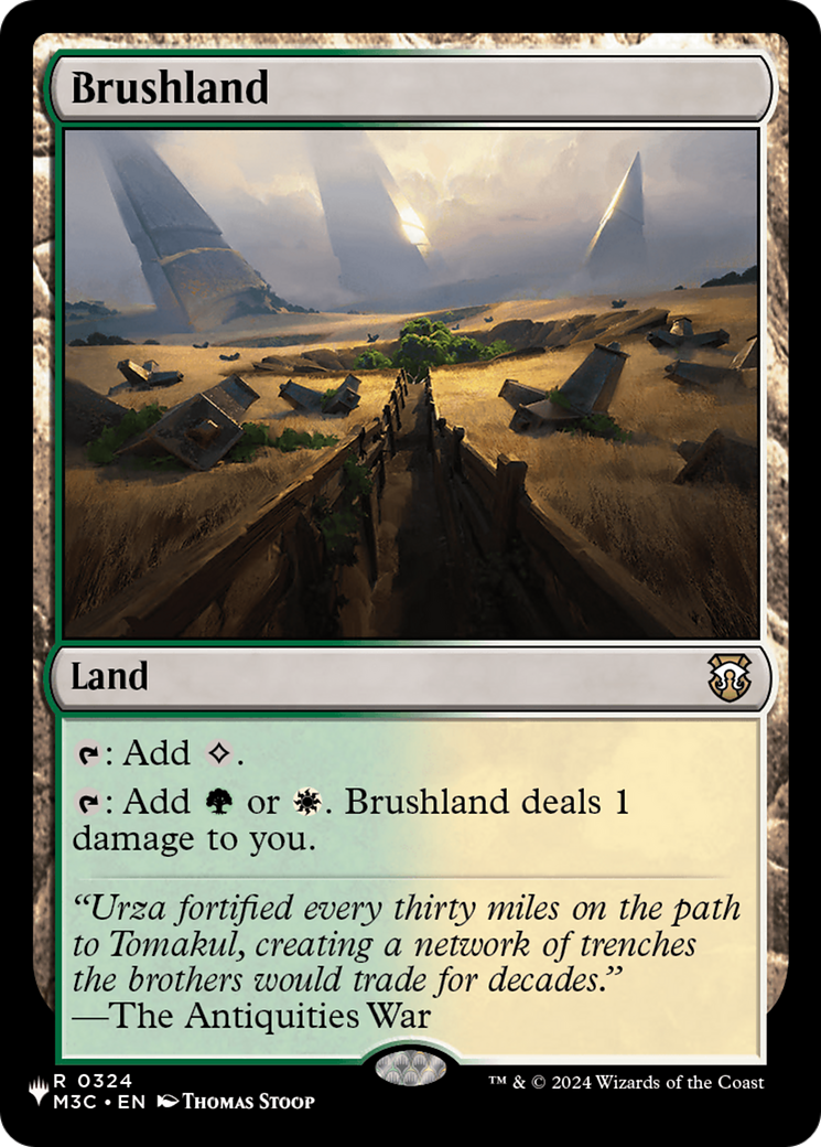 Brushland (LIST-M3C-324) [Mystery Booster] The List MTG Single Wizards of the Coast
