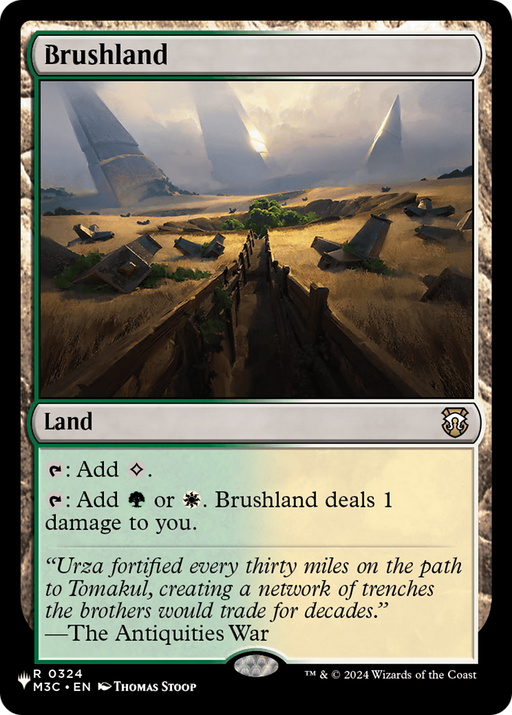 Brushland (LIST-M3C-324) [Mystery Booster] The List MTG Single Wizards of the Coast